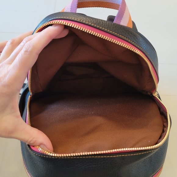 Coach Signature Colorblock Court Backpack with Souvenir Patch - Picture 7 of 16